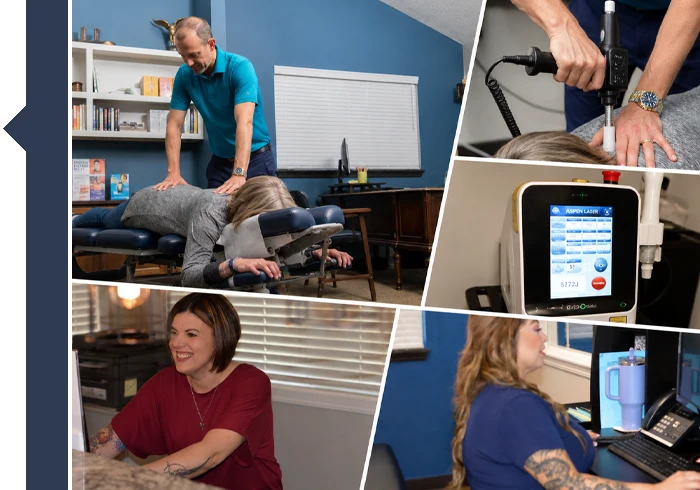 Chiropractor Oklahoma City OK Matthew Ford With Patients and Team